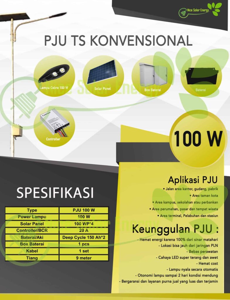 pju konvensional 100 w
