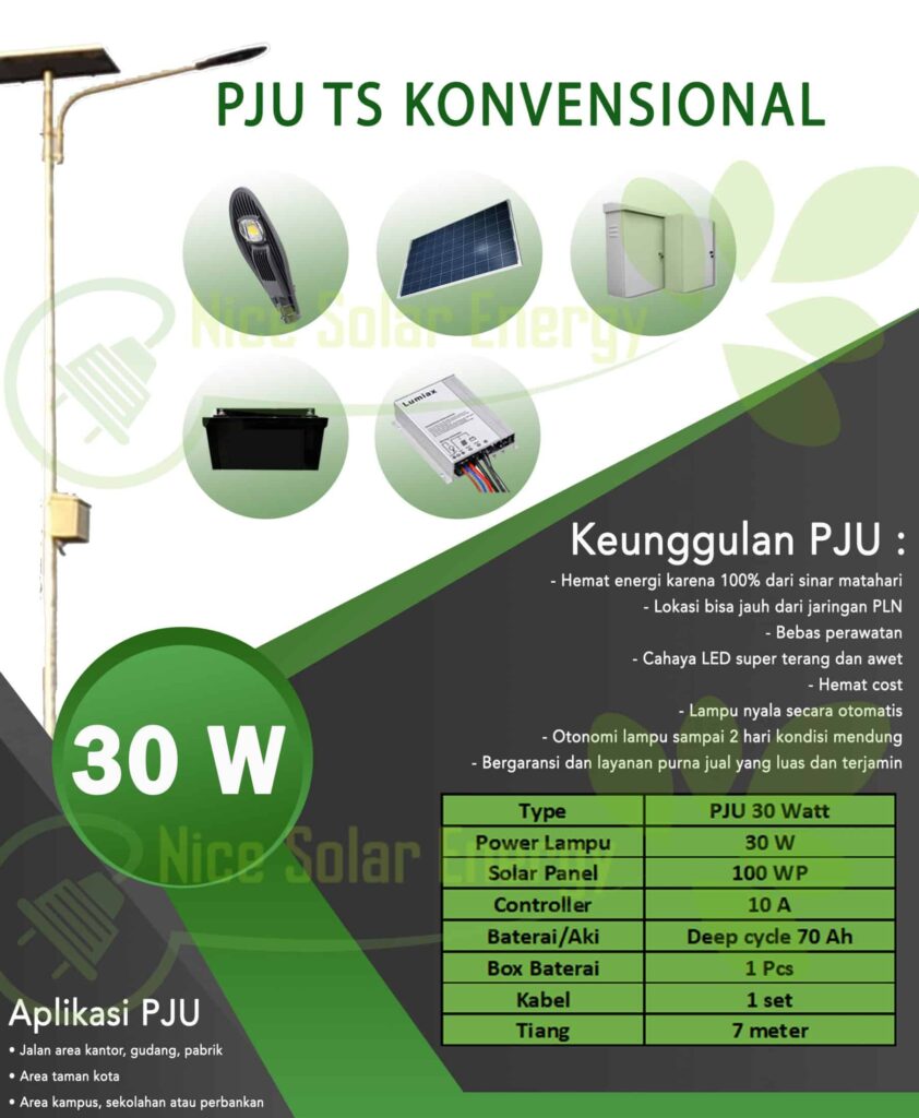 pju konvensional 30 w