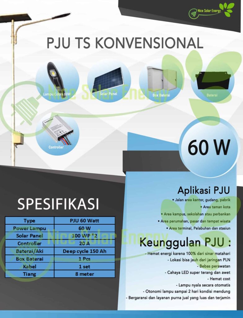 pju konvensional 60 w