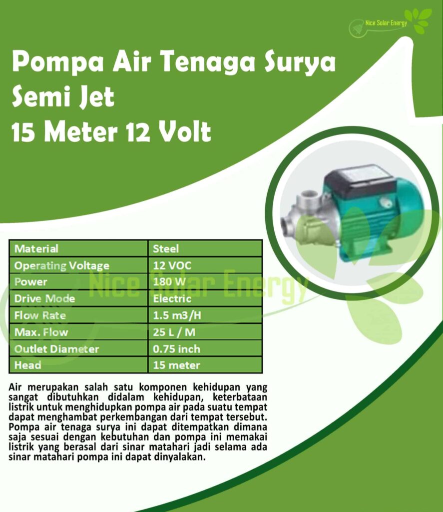 pompa air semi jet